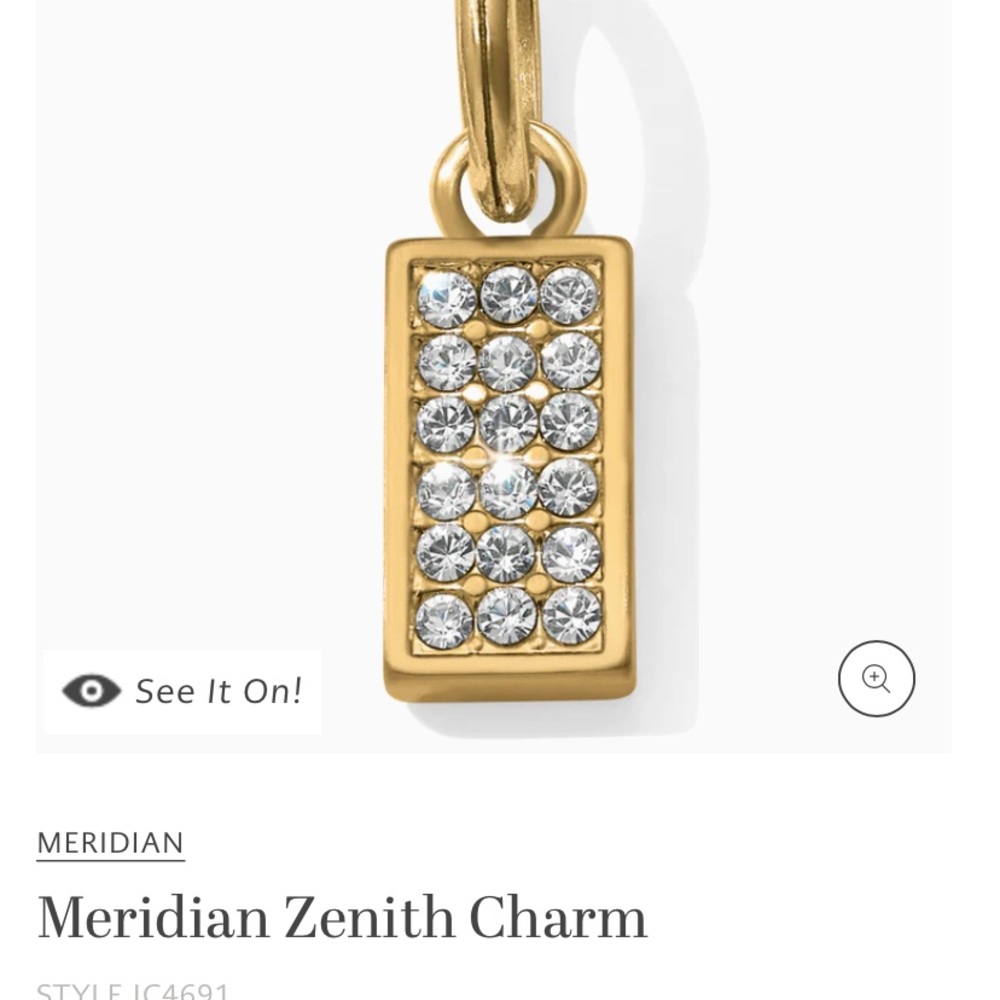 NWT Brighton Vivi Necklace with Meridian charm